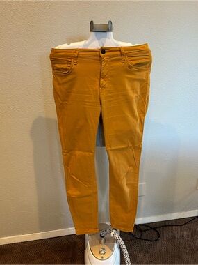 Mavi Women's Mustard Skinny Stretch Jeans